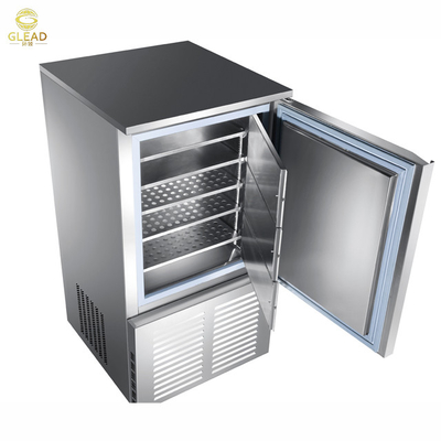 3-Tray R-404A Luftkühlung Hotelausrüstung 50KG N.W. Mit einer Gefrierkapazität von -40.C 900W Leistung