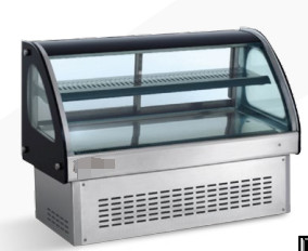 Mini-Kuchenvitrine 220V/50Hz industrielle Kühlgeräte mit isoliertem Glas