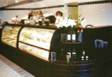 Isoliertes Glas Mini-Kuchen Schaufenster Kühlgerät mit Marmorbasis und 1 Regal