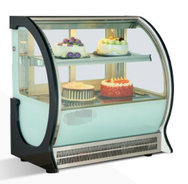 220V/50Hz Isoliertes Glas Front MINI Kuchen Schaufenster