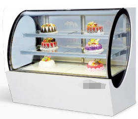 Kühlschrank aus Edelstahl 1 Regal 3.C~10.C Temperaturisolierte Glasregale