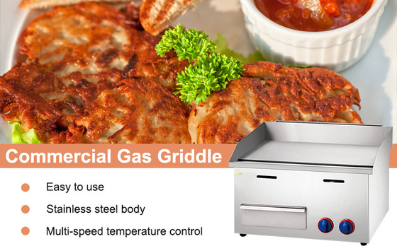 Gasgrill Kochgeräte mit 2800Pa Druck Große Grillplatte 11,7kw Leistung