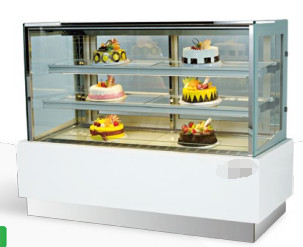 220V/50Hz Kuchen-Showcase Kühlgeräte Temperatur 3C-10C Marmor-/Edelstahl-Basis