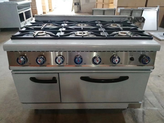 20.8kw Gas-Range Kochgerät mit 4-Brenner Gas-Ofen Schwerlast 153kg Gewichtskapazität