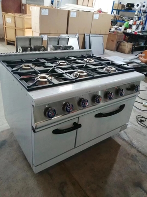 20.8kw Gas-Range Kochgerät mit 4-Brenner Gas-Ofen Schwerlast 153kg Gewichtskapazität