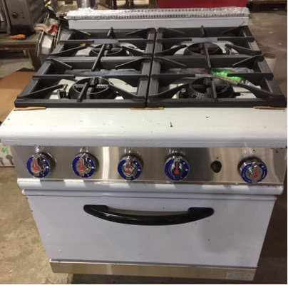 Gasbereich GH-987A mit Gasofen mit 4 Brennern für die Kocherei in Restaurants