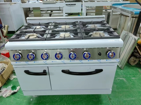 Gasbereich GH-987A mit Gasofen mit 4 Brennern für die Kocherei in Restaurants