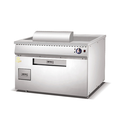 10kw Gas Japanische Teppanyaki LPG/2800Pa Küchengerät mit 270kg Gewicht