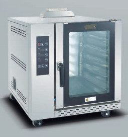 220V/3N~380V 12KW Computerelektrische Heißluftkonvektionsofen mit 10 Trays pro Deck bei 5~300C