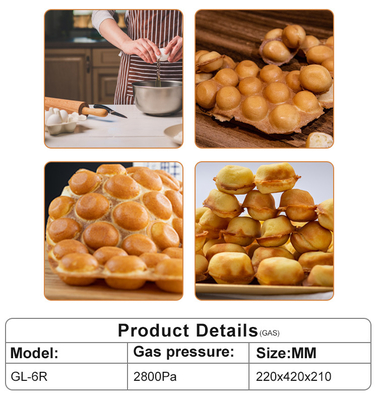 Portable Gas-Pellets Grill 5,5 kg Leichtgewicht Grill für LPG / 2800Pa Gas