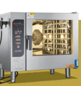 32.8KW Elektrische 20x1/1GN Kombiofen 400-600 Mahlzeiten Kapazität Gewerbliche Backgeräte