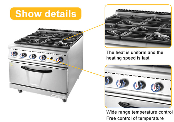 800*708* 850 100 Gewerbliche Kochgeräte mit Temperaturregelungsbereich von 120°C bis 330°C