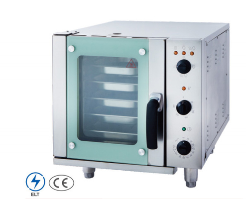 Elektrische Edelstahl-Kombi-Dampofen mit einstellbarer Temperatur und 67 mm Schichthöhe