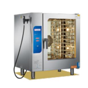 Elektrische Dampfofen aus Edelstahl mit mehrfunktionalem Braten und einer Schichthöhe von 67 mm