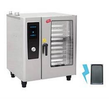 Edelstahlkombi-Dampföfen mit präziser Temperaturregelung für das Rösten und Dämpfen