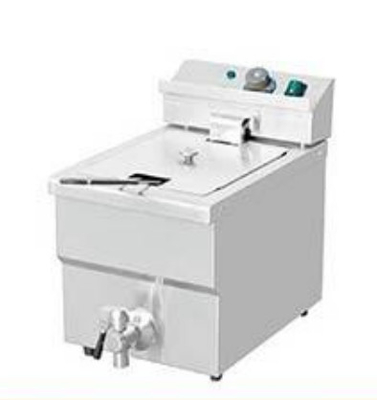 Einzeltank-Fryer aus Edelstahl für das Kochen in Restaurants bei 220-240 V Temperatur