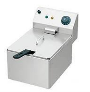 Einzeltank-Fryer aus Edelstahl für das Kochen in Restaurants bei 220-240 V Temperatur