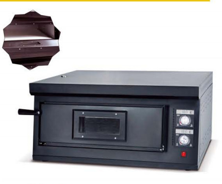 Kommerzieller Pizzaofen aus Edelstahl mit präziser Temperaturkontrolle