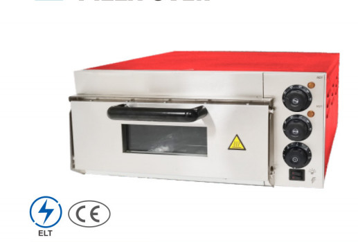 220V-240V Pizzaofen aus Edelstahl Silbermechanische Steuerung für das Backen von Pizza