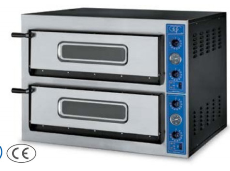 Pizzaofen aus Edelstahl kommerzieller Qualität für das präzise Backen bei 220-240 V Spannung