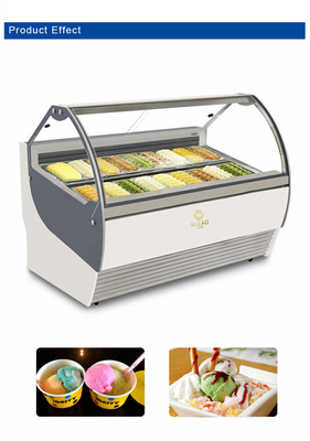 Italienische Pan Qty 18 Stück Lüftung Industrie Kühlgeräte für Gelato-Eis Schaufenster