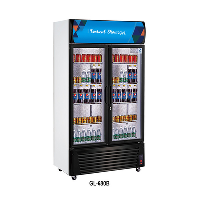 Edelstahl 210L Getränke-Display-Kühler zur Kühlung von Getränken bei 0-10 Temperaturen