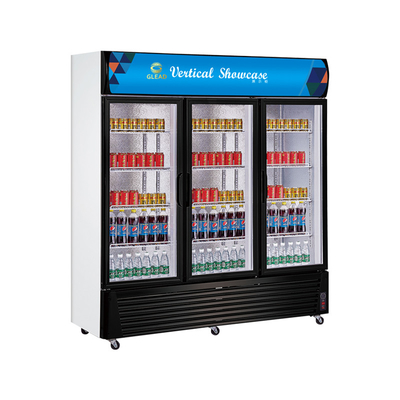 395W Edelstahl Getränke-Display-Kühler für kommerzielle Getränke Kühlung bei 0 ~ 10.C