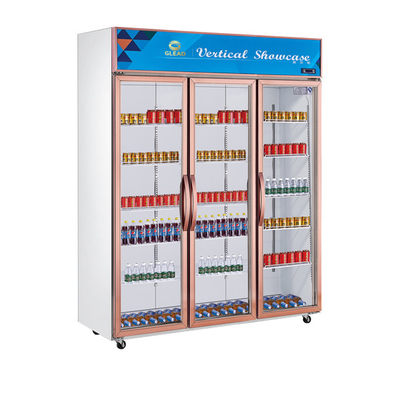 395W Edelstahl Getränke-Display-Kühler für kommerzielle Getränke Kühlung bei 0 ~ 10.C