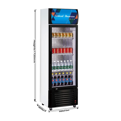 Edelstahl 0 ~ 10 Temperatur Getränke Anzeige Kühlgerät 1300L Volumen 220-240V Spannung