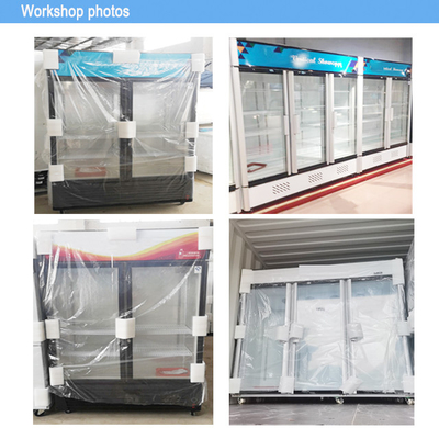 395W Edelstahl Getränke-Display-Kühler für kommerzielle Getränke Kühlung bei 0 ~ 10.C