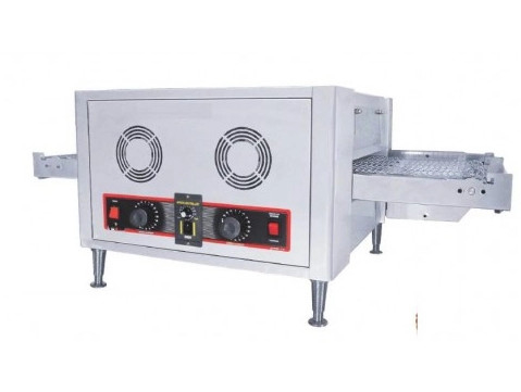 Edelstahlförderer Pizzaofen Mechanische Steuerung 50-400°C Temperatur zum Backen von Pizza