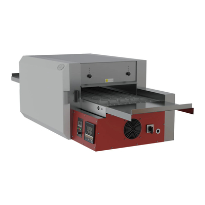 Edelstahlförderer Pizzaofen Mechanische Steuerung 50-400°C Temperatur zum Backen von Pizza