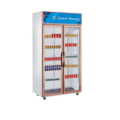 Edelstahl 1300L Getränke-Display-Kühler für schnelle Getränke Kühlung bei 0-10 Temperaturen