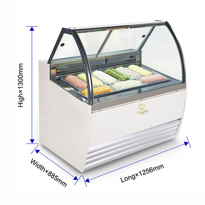 Geflügelte industrielle Kühlgeräte mit 1050 Watt Leistung bei Temperaturen von -16°C bis -18°C