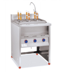 Silberner Edelstahl Noodle Maker Ausrüstung Koch Auswahl mit digitaler Platte