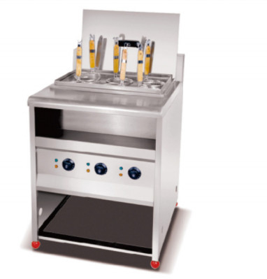 Silberner Edelstahl Noodle Maker Ausrüstung Koch Auswahl mit digitaler Platte