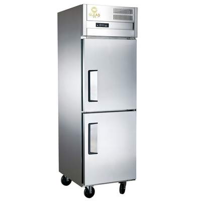 Gewerblicher Kühlschrank aus Edelstahl mit Gefrierfunktion für die Lagerung - 220-240V 50Hz