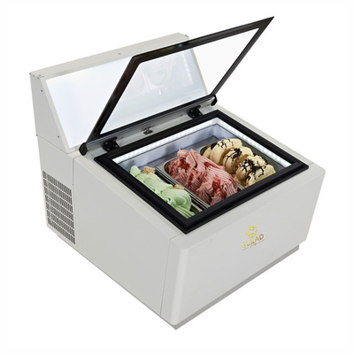 200 Watt Smart Gelato Eis-Showcase mit Umkehrkreislauf Auftauen - 44KG Industrie-Kühlungseinheit