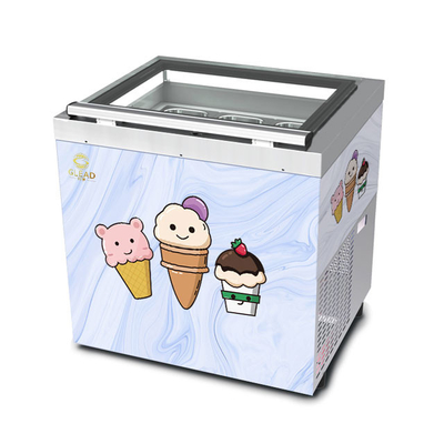 200 Watt Smart Gelato Eis-Showcase mit Umkehrkreislauf Auftauen - 44KG Industrie-Kühlungseinheit