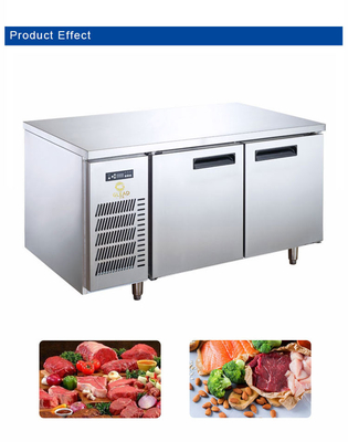 Elektrischer Kühlschrank für Restaurantarbeitstisch 220-240V 50Hz Kühlgerät für die Lagerung 0.C~5.C