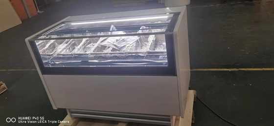 6 italienische Kühlgeräte mit Lüftungsanlage von -16°C bis -18°C 1050W Leistung 220-240V Eiscreme Anzeige.