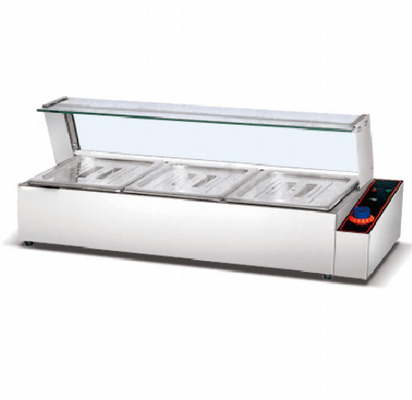 Elektrische Silber-Bain Marie für das Kochen in Restaurants Temperaturbereich von 0°C bis 100°C