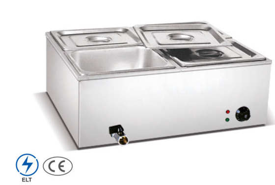 Handelsübliche Edelstahl-Bain Marie zur Suppenheizung 0-100°C 220-240V Elektrokraftstoff