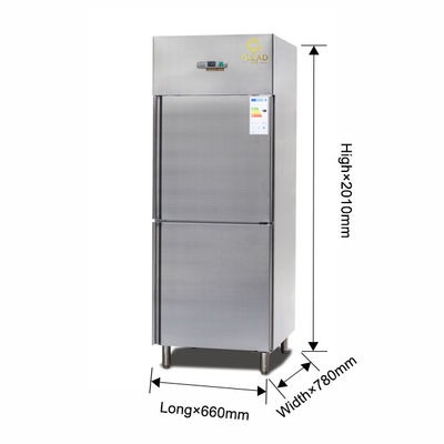 Industrie-Luftkühlung Aufrechtkühlgerät für Temperaturen von -14 ~ 18 °C