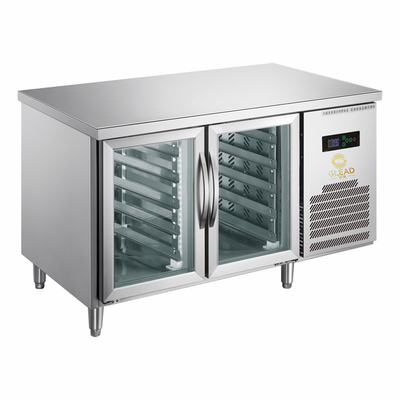220V-240V 5°C -0°C Doppelglastür Industriekühlgerät 150L Display-Kühler
