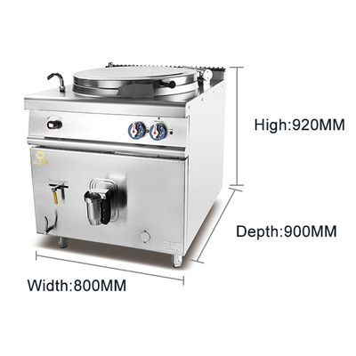 25KW kommerzielle Kochgeräte Temperaturregelung Kochbereich Maschine Eigenschaften