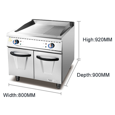 17.8KW kommerzielle Kochmaschine Geräuscharme Temperaturregelung Gasventil GL RG Modell