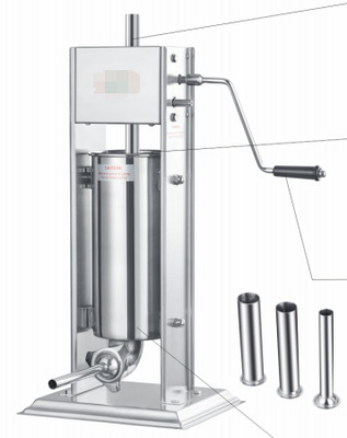 Automatische 3L-30L Edelstahl-Wurstfüllmaschine Einfache Nachfüllung und Hygiene