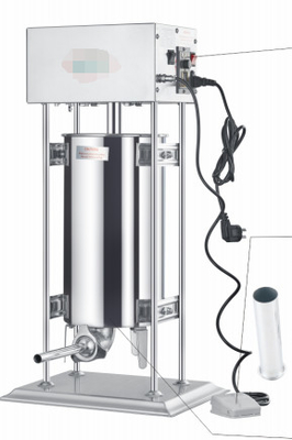 Maschinen für die Lebensmittelverarbeitung aus Edelstahl 15L Elektrische, leicht aufzufüllende und hygienische Eigenschaft Würstchenfüllmaschine/Füllstoff