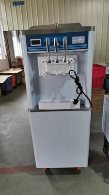 Produktionsmaschine für weiche Eiscreme mit R404A-Kühlmittel 2x5.8L Hopper und Vorkühlfähigkeit